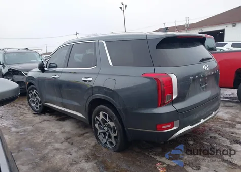 2022 Hyundai Palisade Calligraphy z USA, uszkodzony, nr VIN KM8R7DHEXNU362293